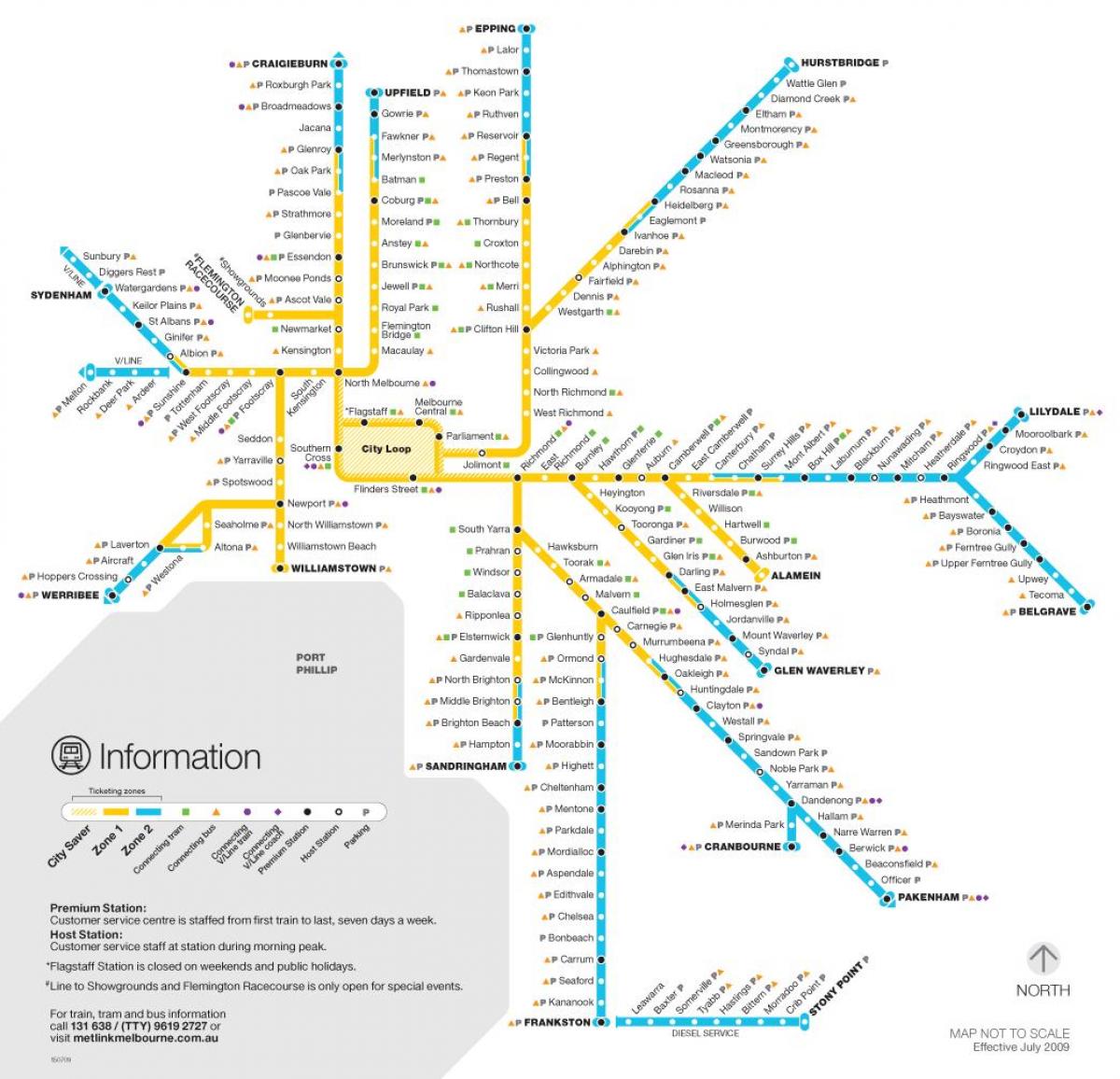 metro Melbourne ramani